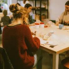 Ansicht des Ateliers