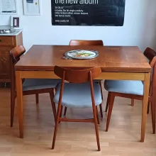 Esszimmerstühle aus Teakholz