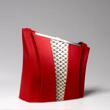Handtasche Papillon, Nappaleder und Karpfenleder