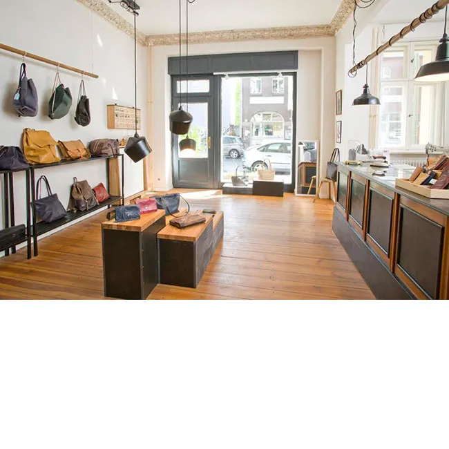 Shop and workshop for up cycled leather bags