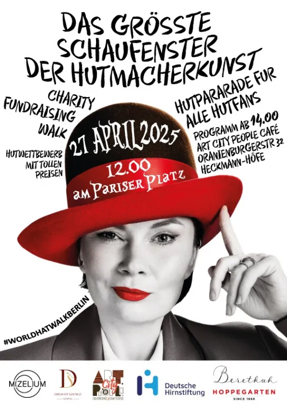 Maryna Listrova World hat walk