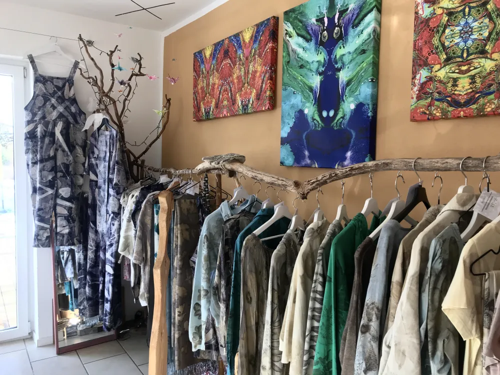Galerie Holler - Ecoprint und Malerei