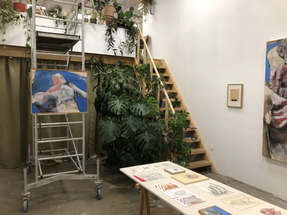 Einzelausstellung vom Atelierbesuch im Oktober 2024