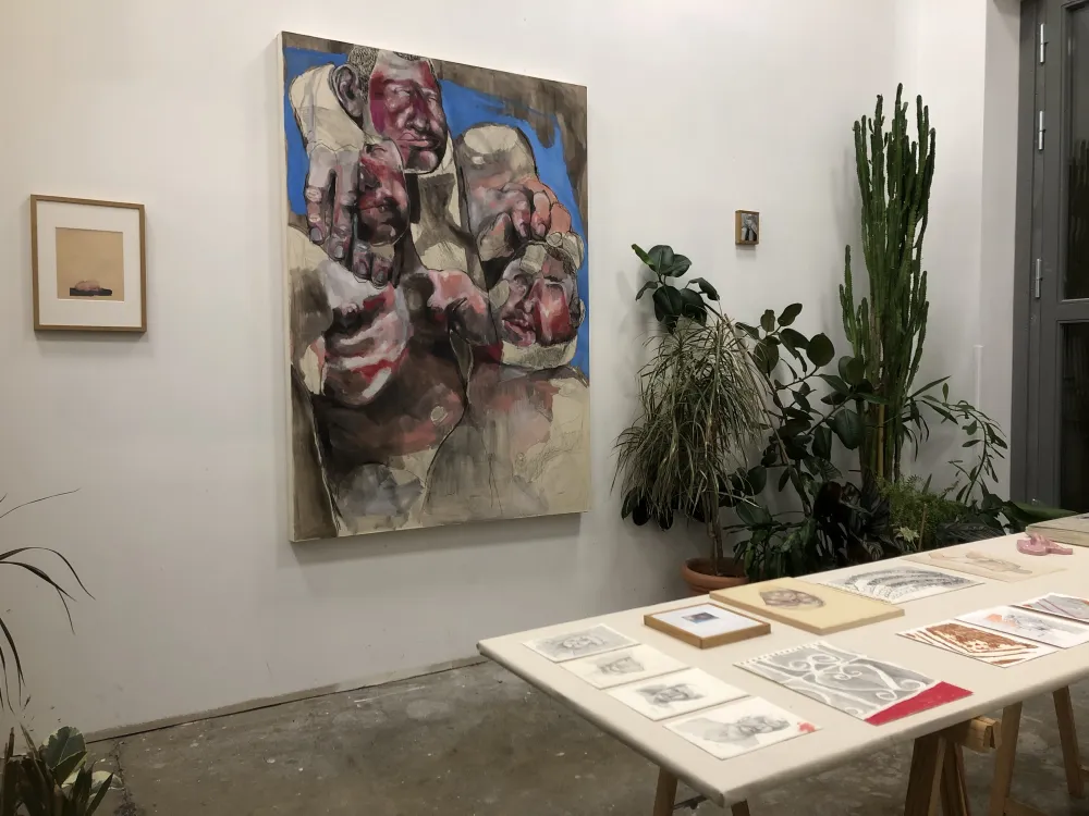 Einzelausstellung vom Atelierbesuch im Oktober 2024