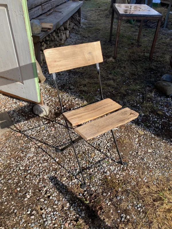 Stuhl Stuhl Schindeln (upcycling)