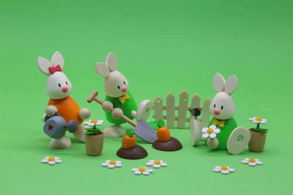 Frühjahrskollektion Kaninchen "Max & Emma"