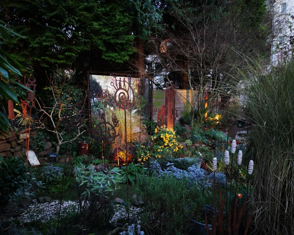 Atelierhaus CHACO Ansicht Objektgarten