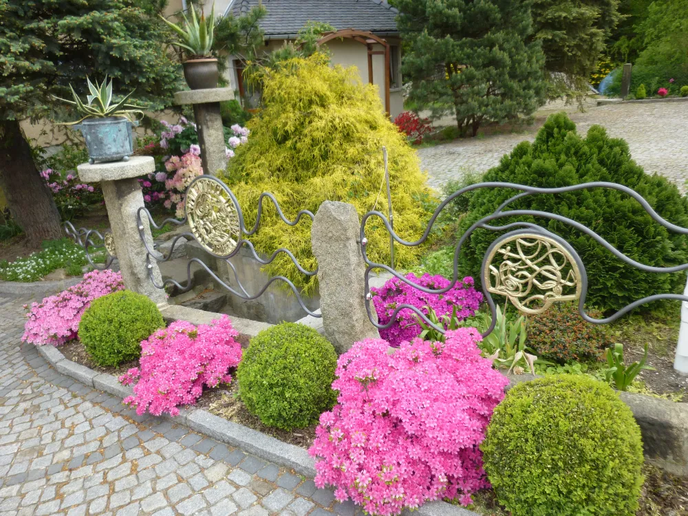 Eigenes Foto Geländer in Schmiedeeisen und Messingguß