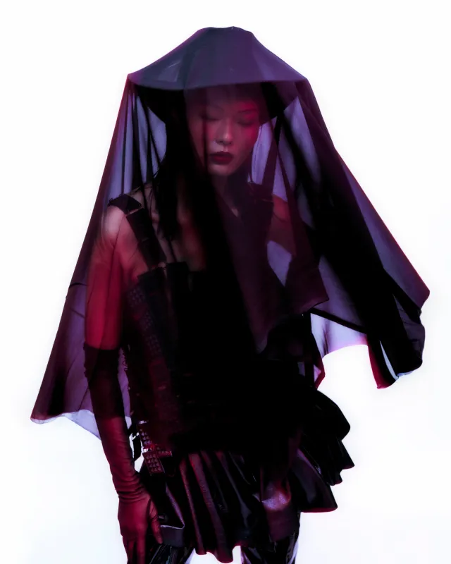 Emily Hawkings. Terry Whitaker. Mariangeles Aguirre Violet Nights Editorial featured on Kaltblut magazine presenting tHERAPY Items. Styling by Emily Hawkings. Images by Terry Whitaker