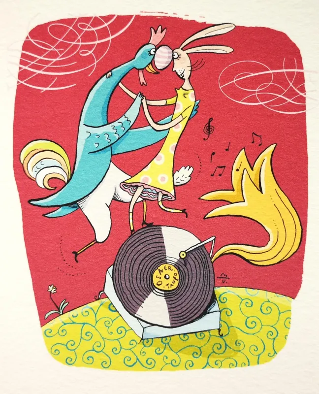 Osterkarte von Uta Bettzieche