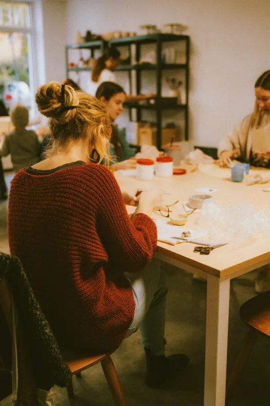 Ansicht des Ateliers