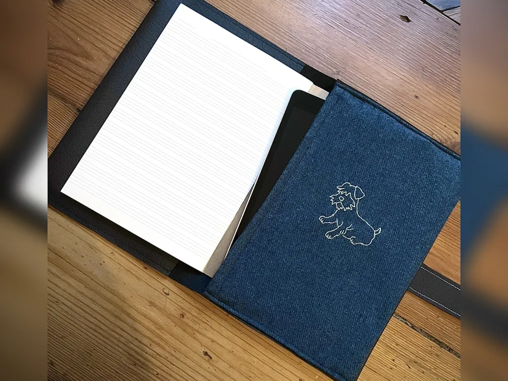 Tablet und Notizbuch Tasche