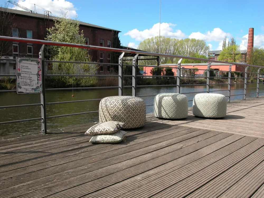 Pouf "Bobbel" Eigenentwurf