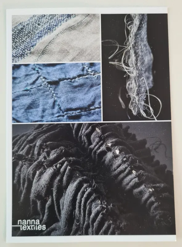 _nannatextiles Stuttgart Japan-inspirierte Textilkunst und _broken earth (unten in Schwarz)