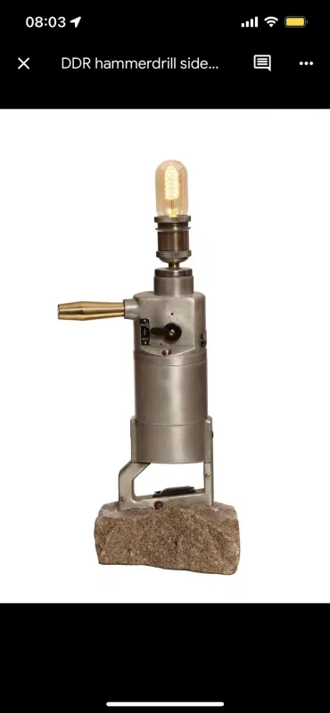 Messing around DDR schlag Hammer Lampe