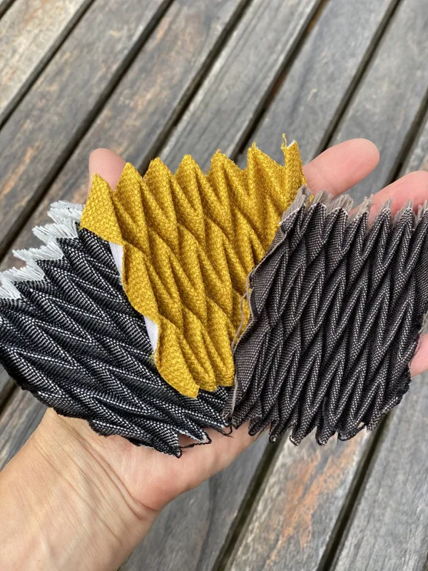 Pamela Kler - Glückliche Händchen Kreativwerkstatt Plisseemuster aus Stoff