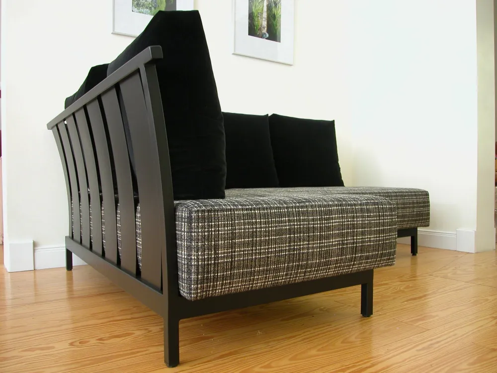 Sofa Eigenentwurf Metall/ Stoff