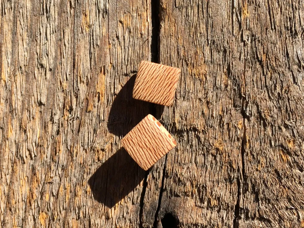 Ohrstecker aus Platane