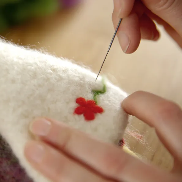 Handarbeit Nadelfilzen