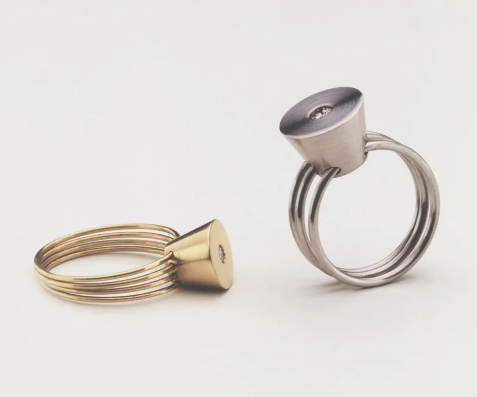 Ring Weißgold, Gelbgold, oder Silber Monika Glöss